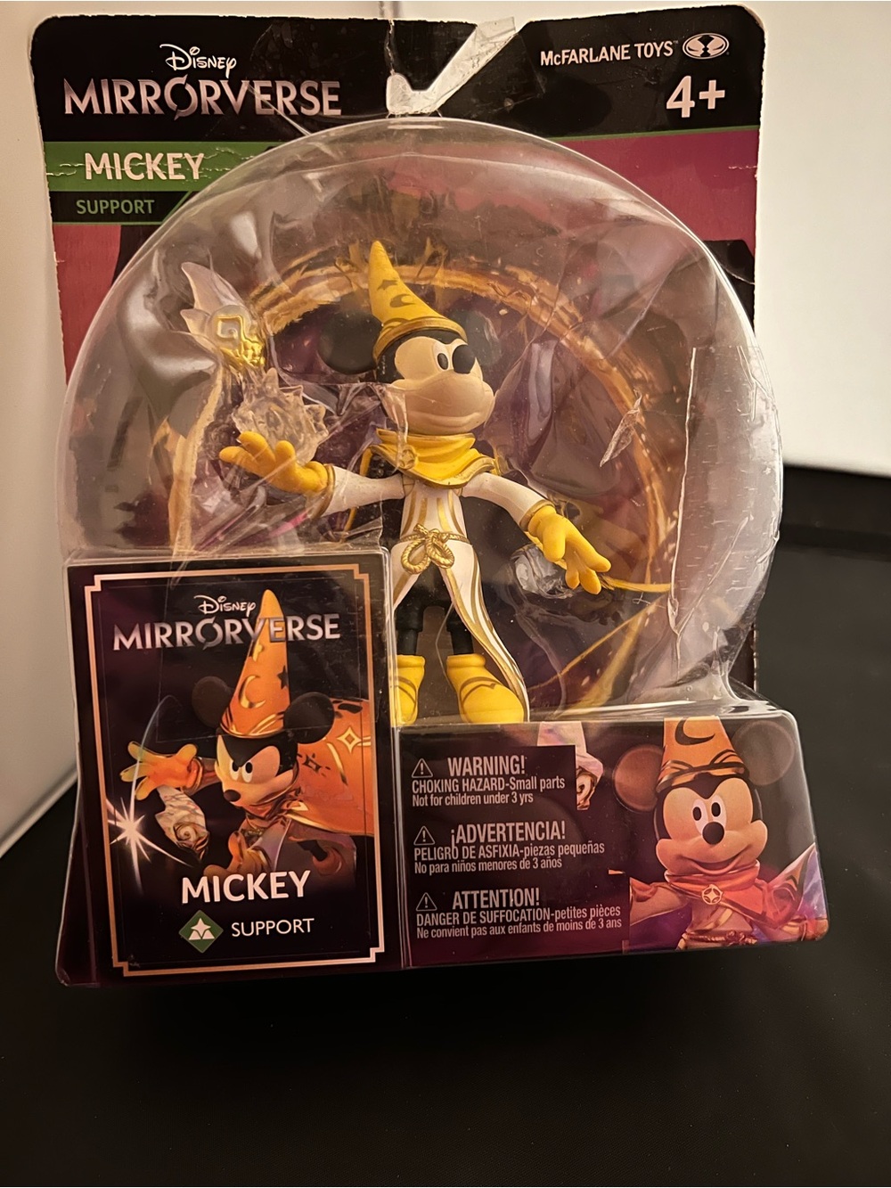 NWT McFarlane Toys Disney Mirrorverse Mickey Mouse 5 inch Action Figure